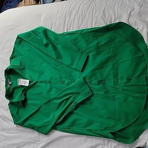 Charlotte Russe button up dress, size medium, green